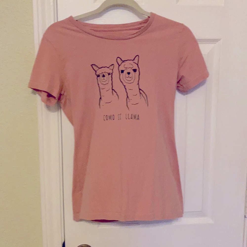 Llama Graphic Tee Shirt